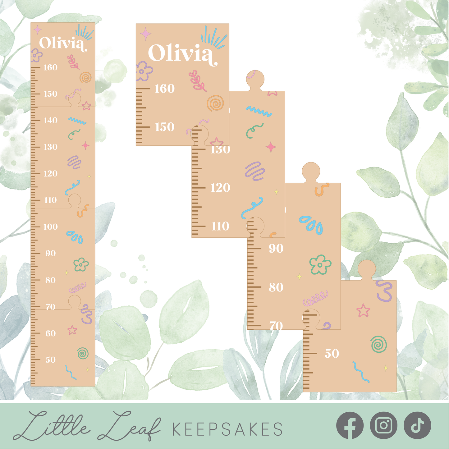 Fun Squiggly Growth Chart