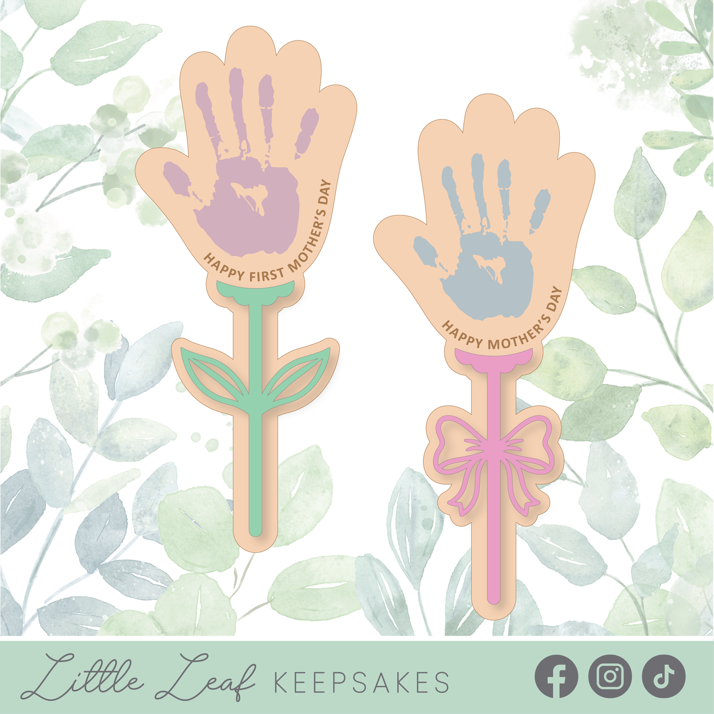 Handprint Flower Keepsake