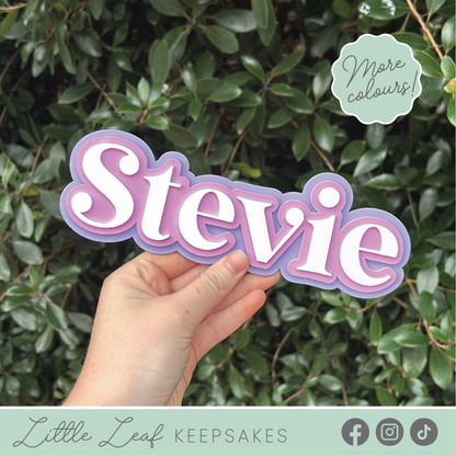 Triple-Layered Acrylic Name Sign