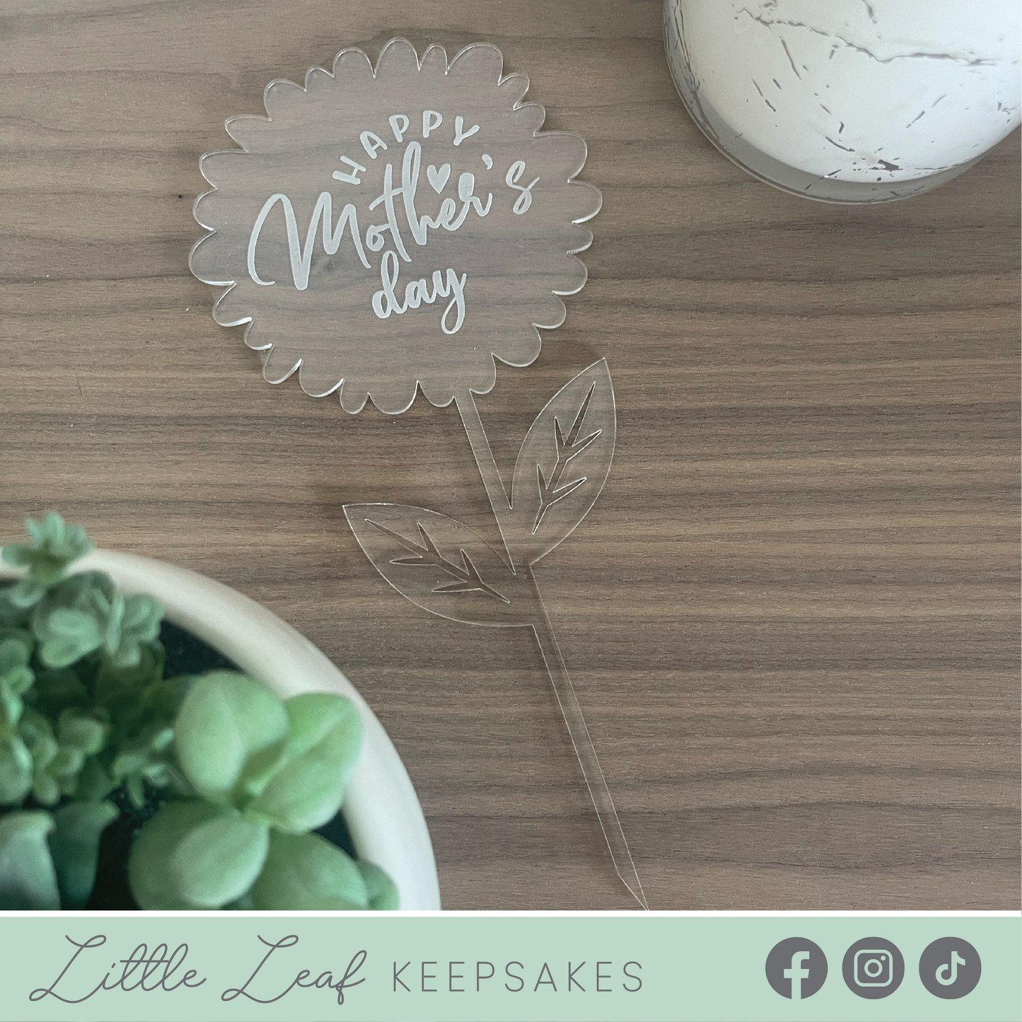 Mother’s Day Flower Stake