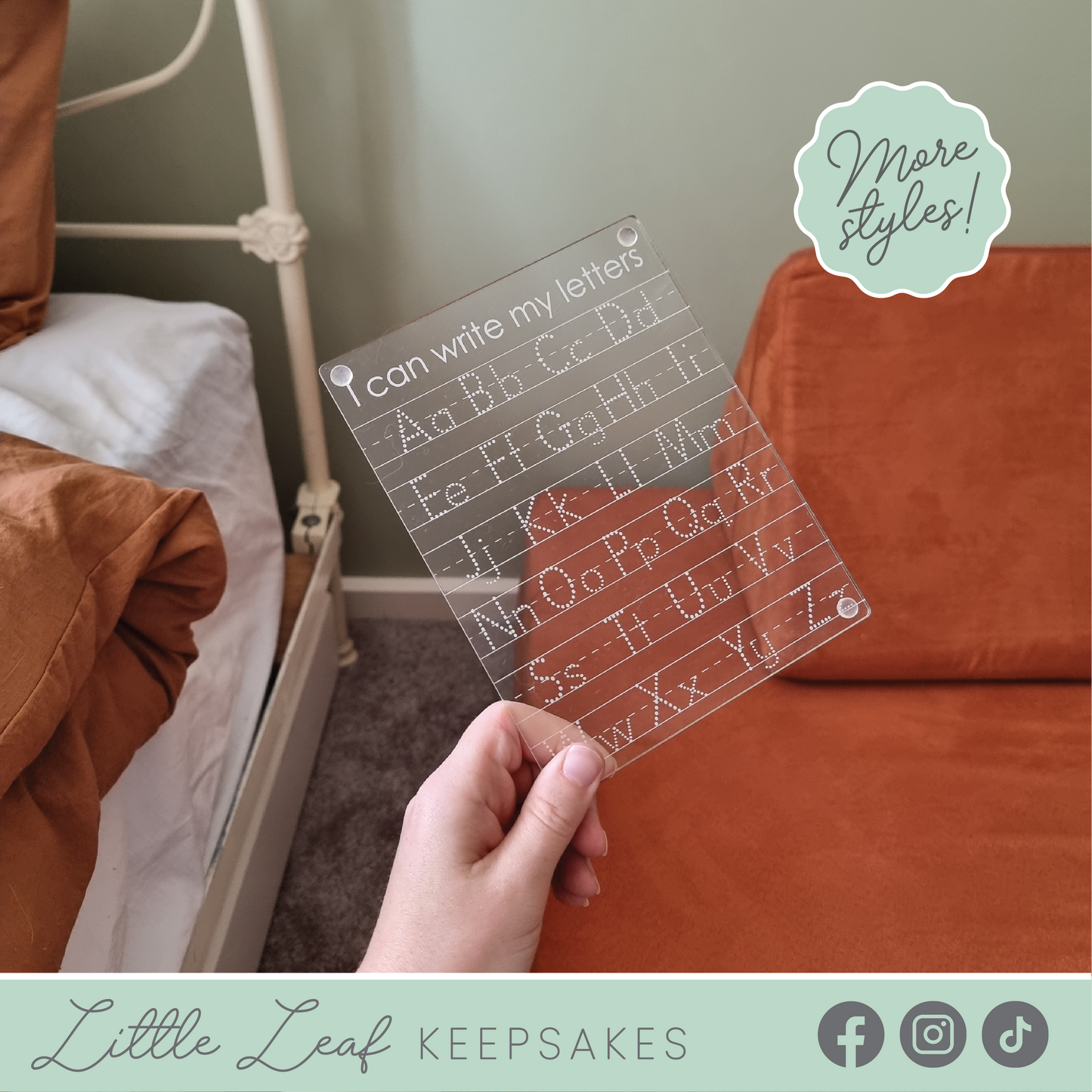 Set of 4 ‘I Can Write My …’ Boards