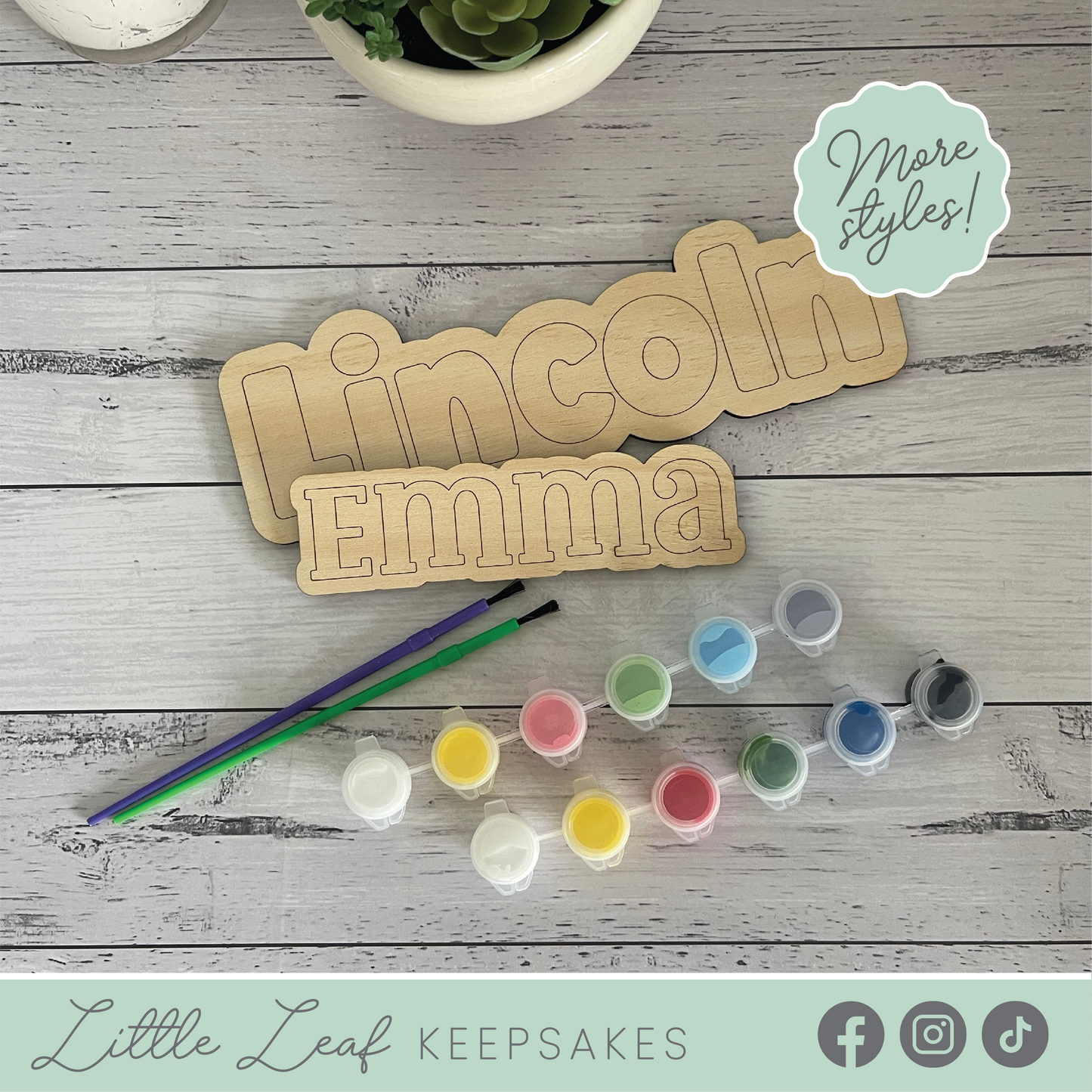 DIY Name Painting Kit