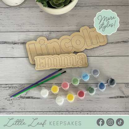 DIY Name Painting Kit