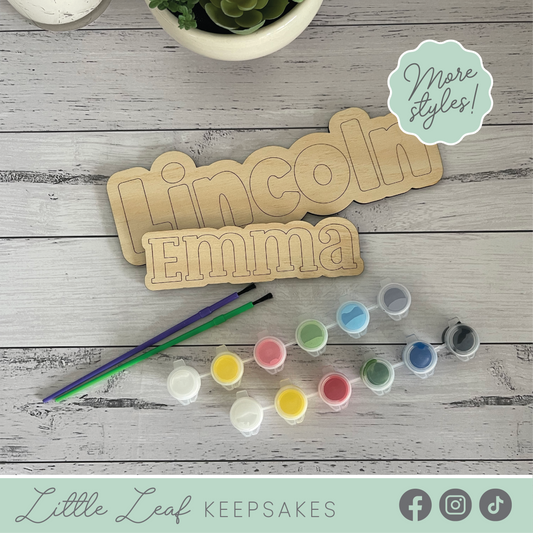 DIY Name Painting Kit