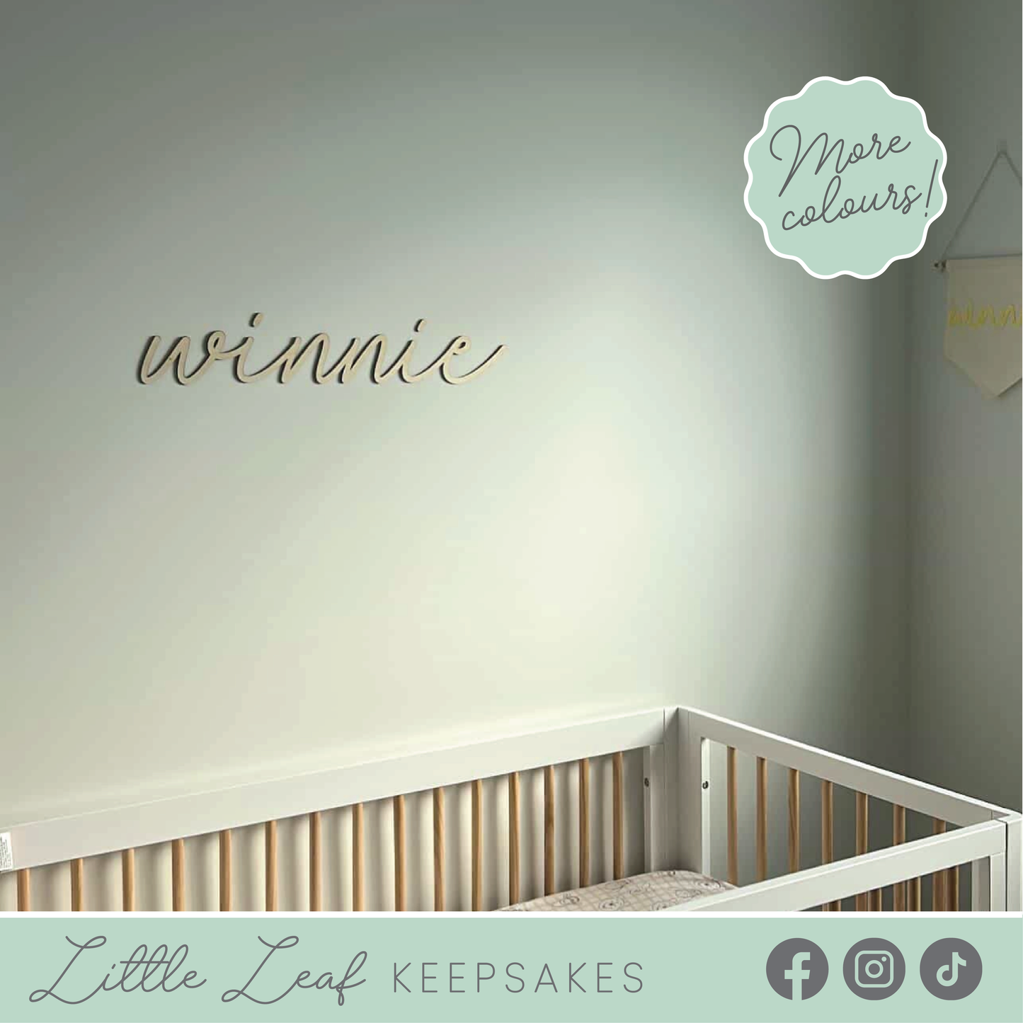 Custom Script Name Signage