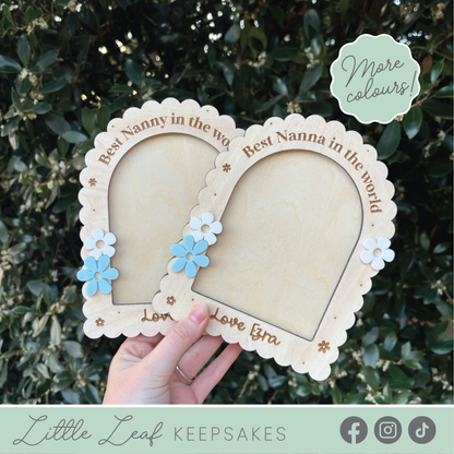 Scalloped Arch Custom Photo Frame