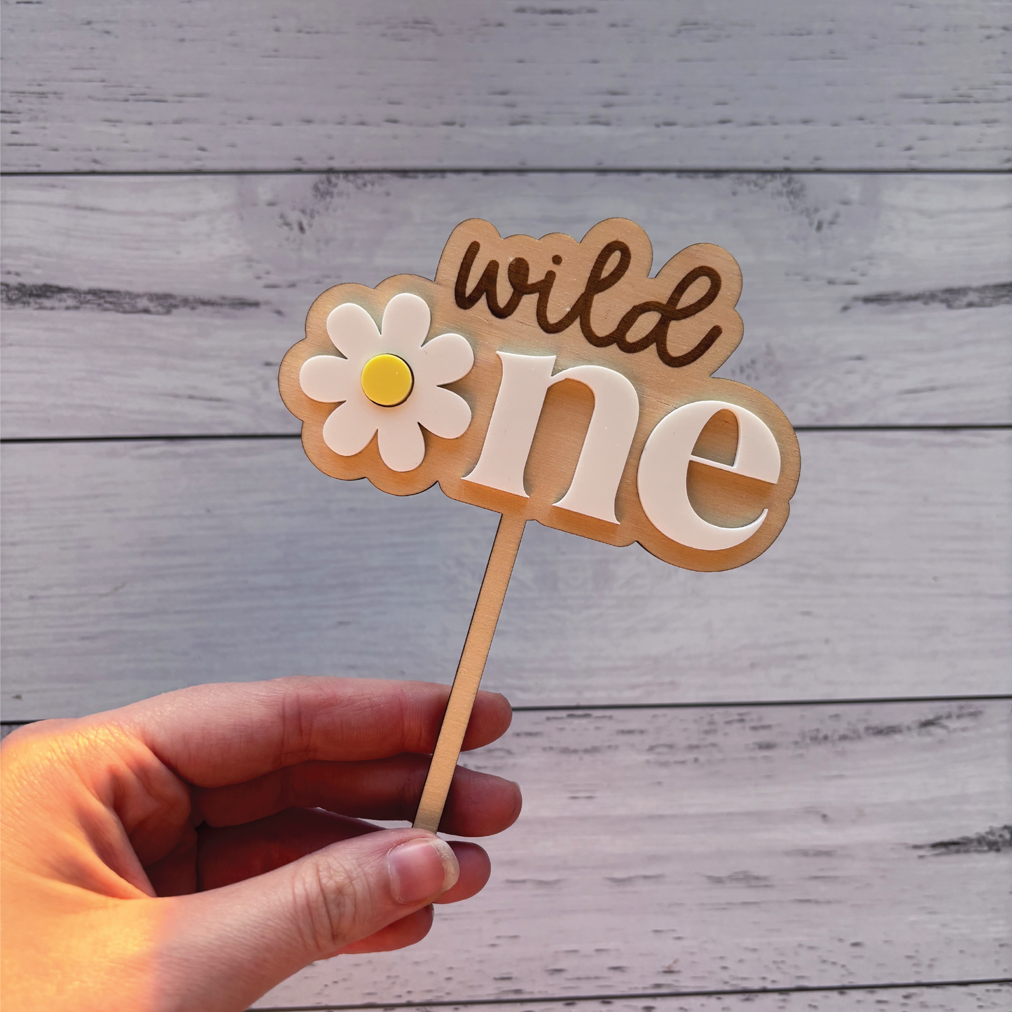 Sweet One or Wild One Cake Topper