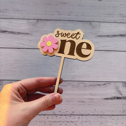 Sweet One or Wild One Cake Topper