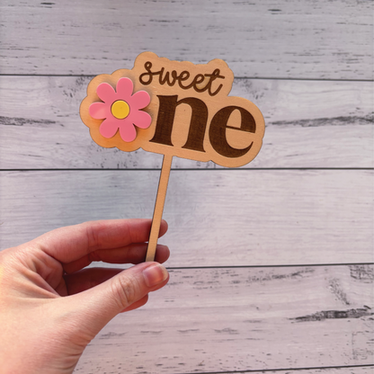 Sweet One or Wild One Cake Topper