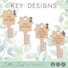 Load image into Gallery viewer, First Christmas in Our New Home Key Ornaments
