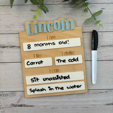 Load image into Gallery viewer, Children&#39;s Milestone Board
