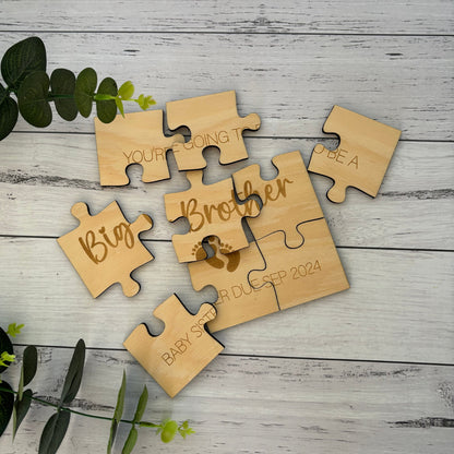 Pregnancy Announcement Puzzle