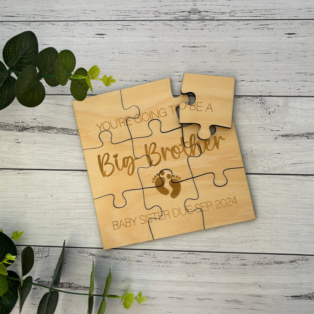 Pregnancy Announcement Puzzle