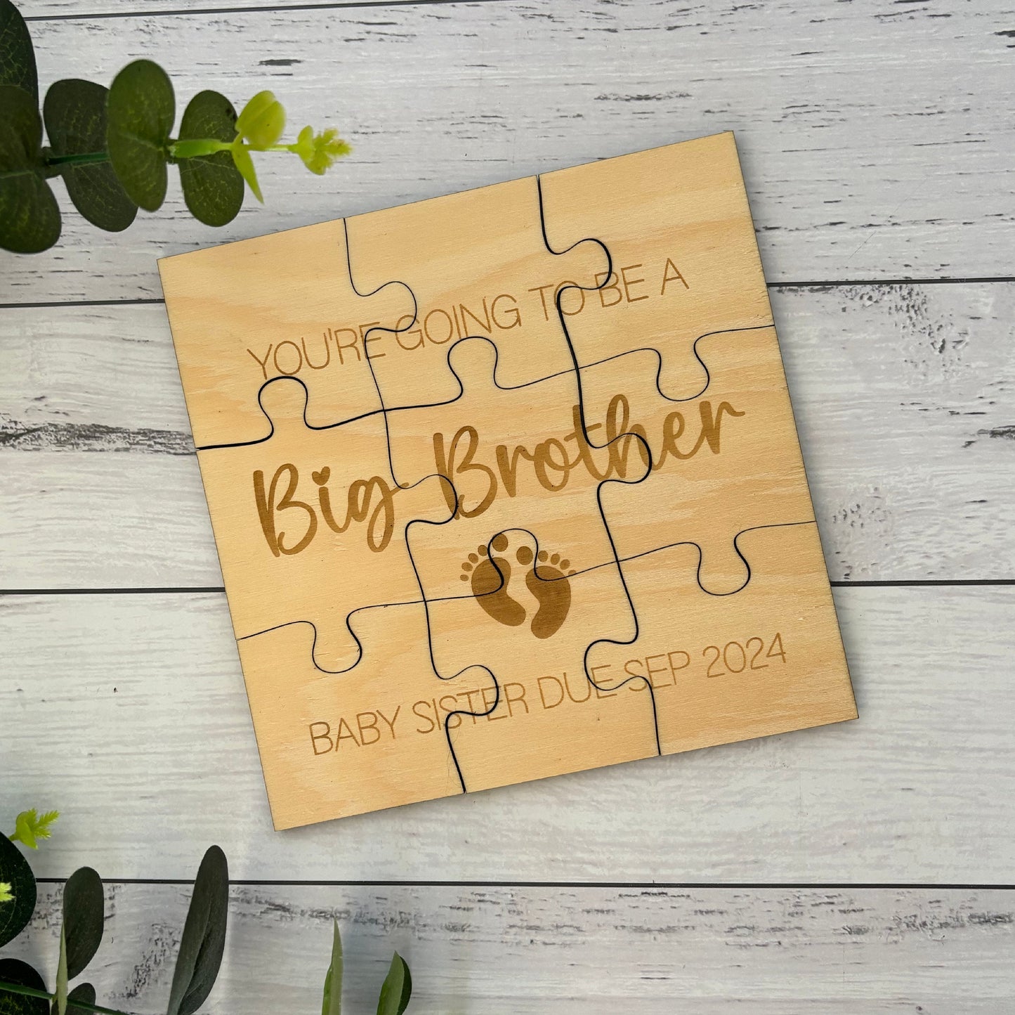 Pregnancy Announcement Puzzle