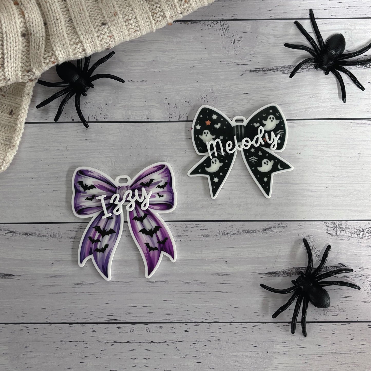 Personalised Halloween Basket Tags
