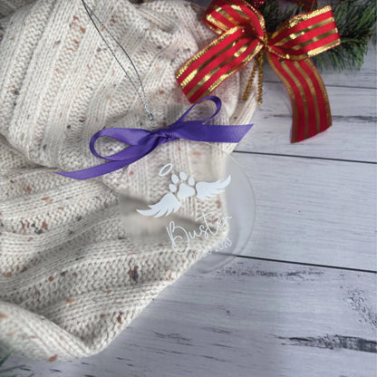 Personalised Pet Memorial Ornament