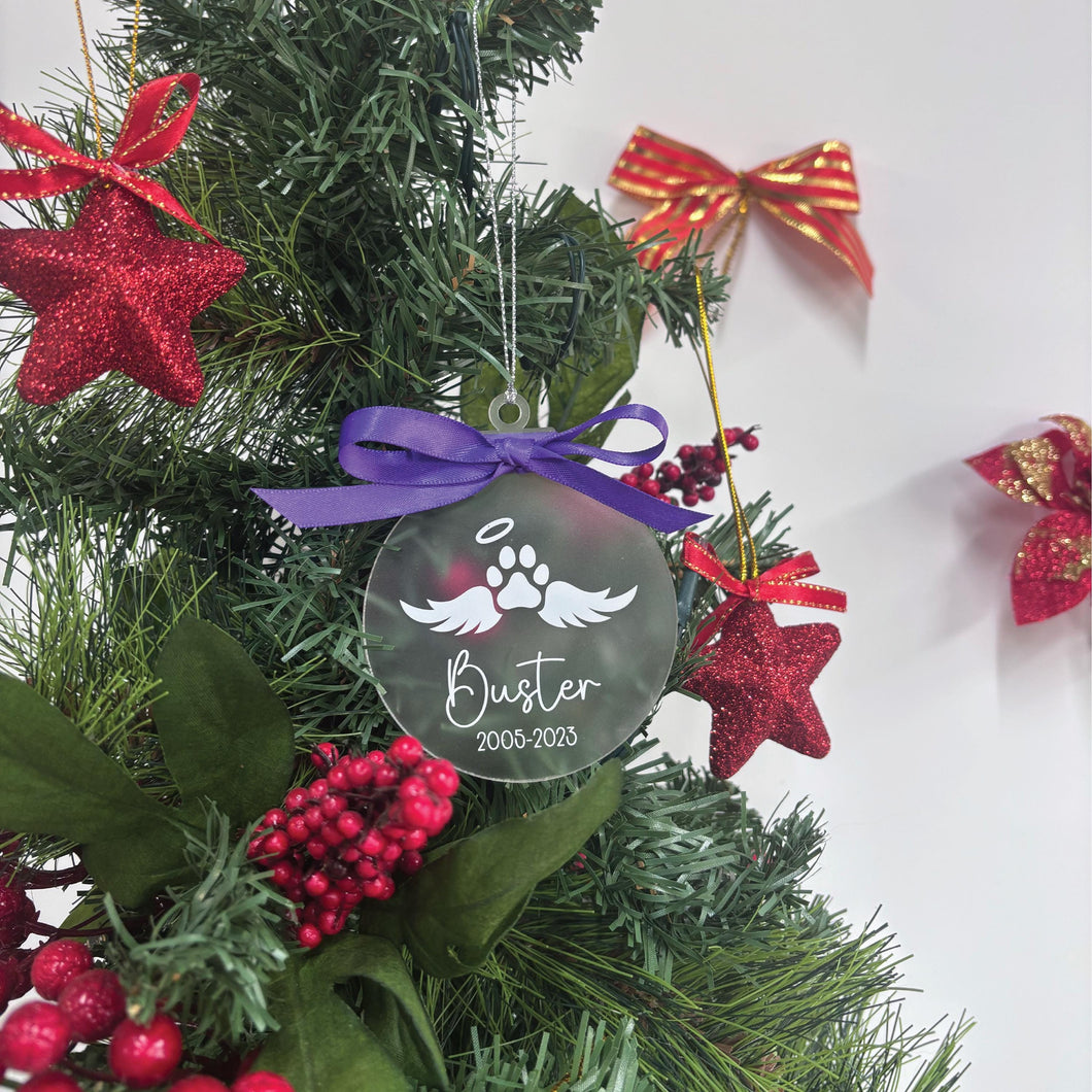 Personalised Pet Memorial Ornament