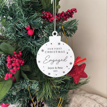 Load image into Gallery viewer, First Christmas Engaged, Married, as a Family etc.
