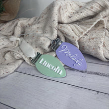 Load image into Gallery viewer, Personalised Lightbulb Christmas Ornament
