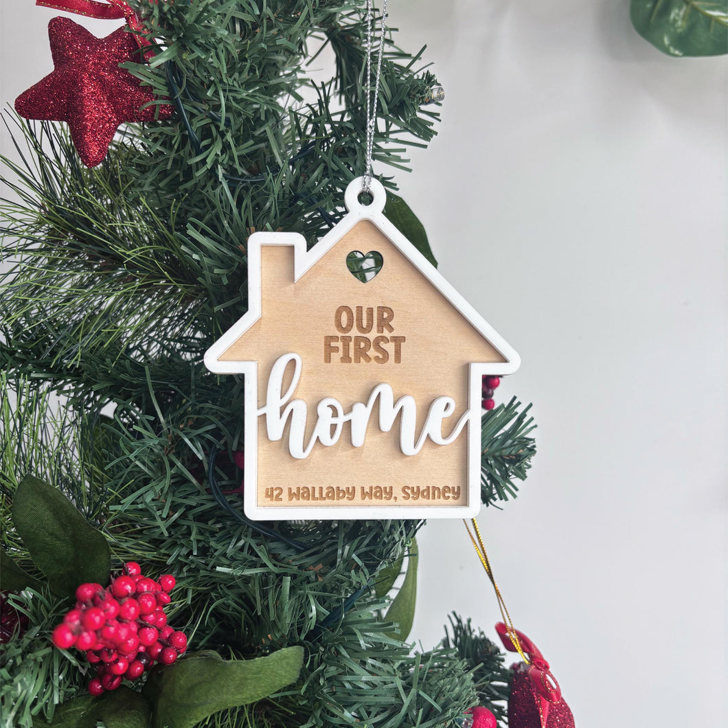 Our First Home Ornament