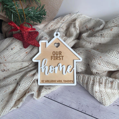 Our First Home Ornament
