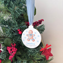 Load image into Gallery viewer, Personalised Baby&#39;s First Christmas Ornament
