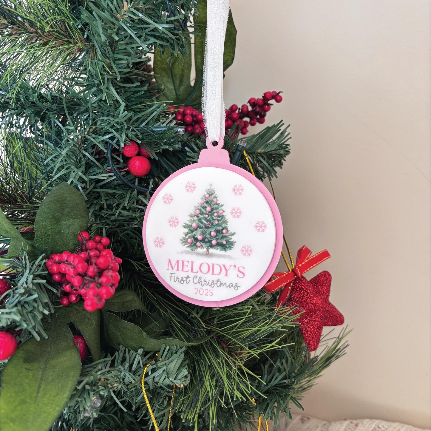 Personalised Baby's First Christmas Ornament