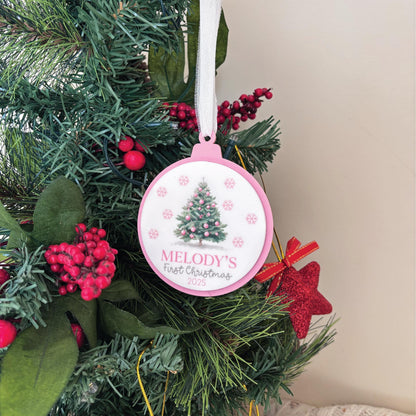 Personalised Baby's First Christmas Ornament