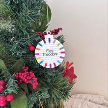 Load image into Gallery viewer, Personalised Teacher Christmas Ornament
