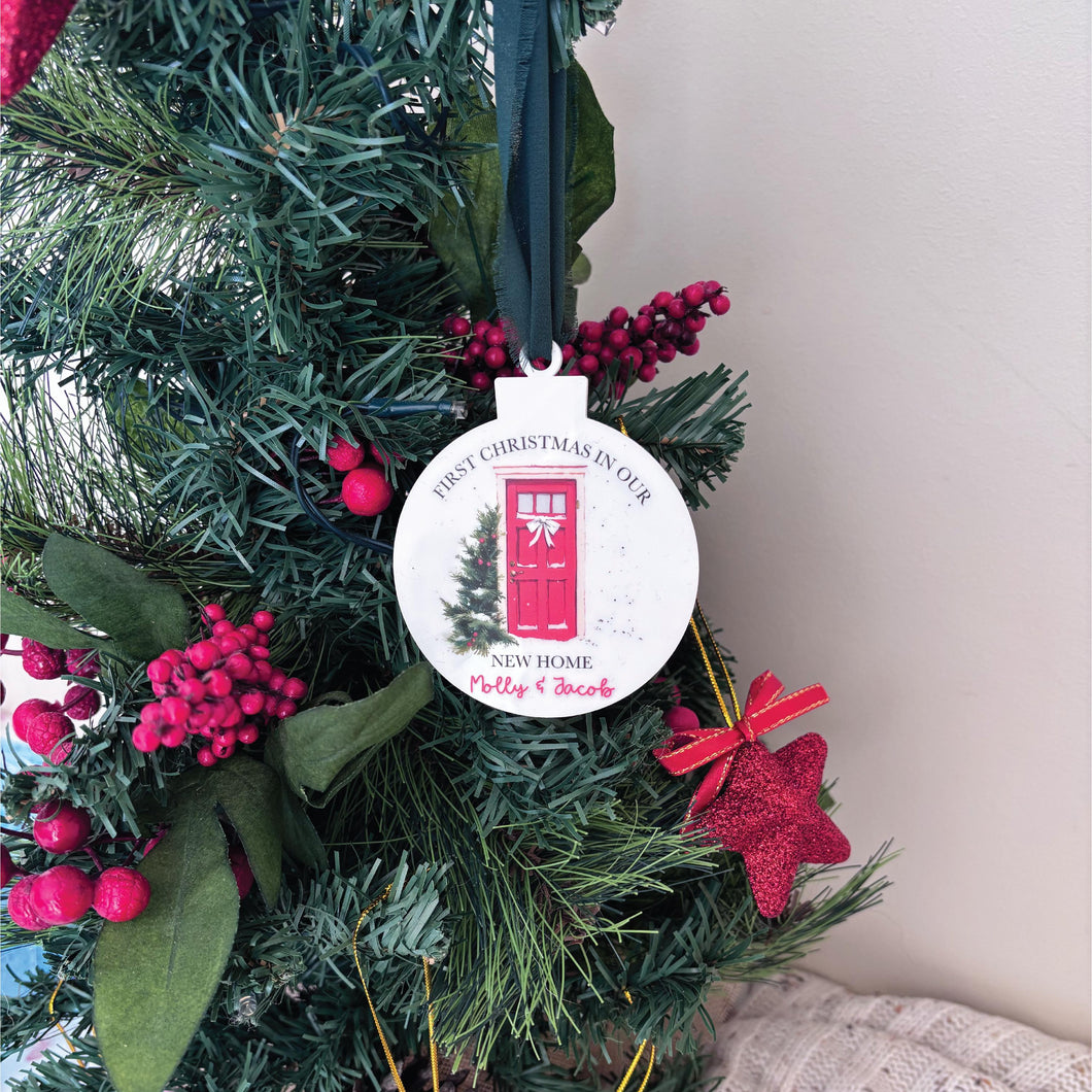 First Christmas in Our New Home Ornament