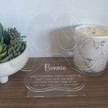 Load image into Gallery viewer, Pet Paw Print Memorial Plaque
