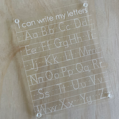 ‘I Can Write My Letters’ Board