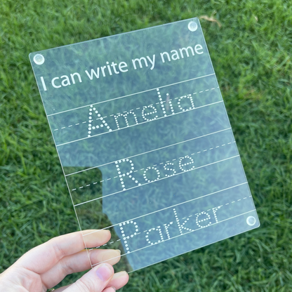 ‘I Can Write My Name’ Board