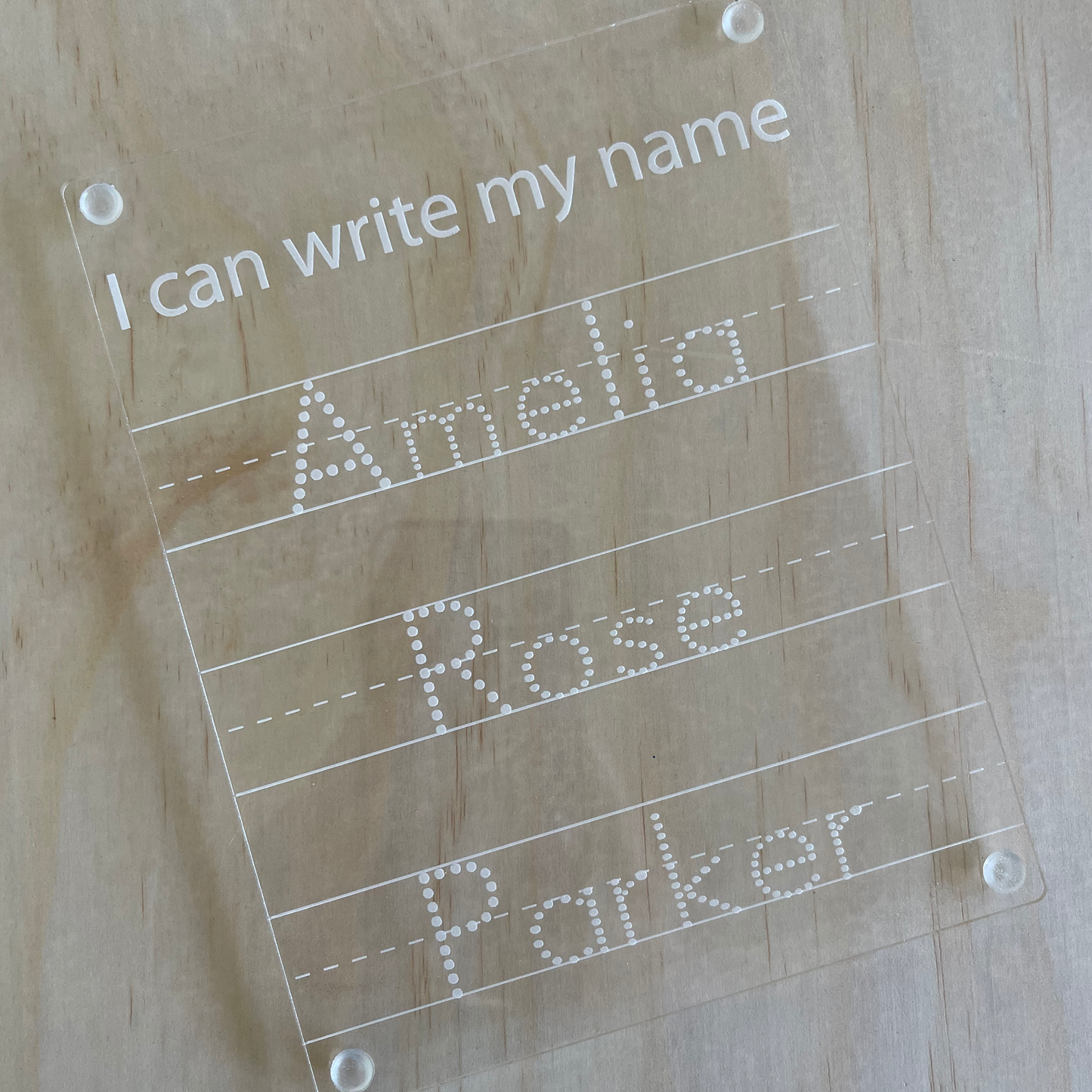 ‘I Can Write My Name’ Board