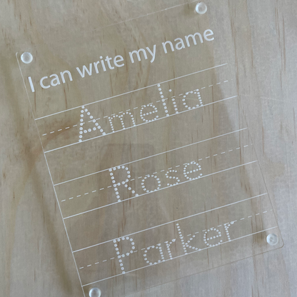 Set of 4 ‘I Can Write My …’ Boards