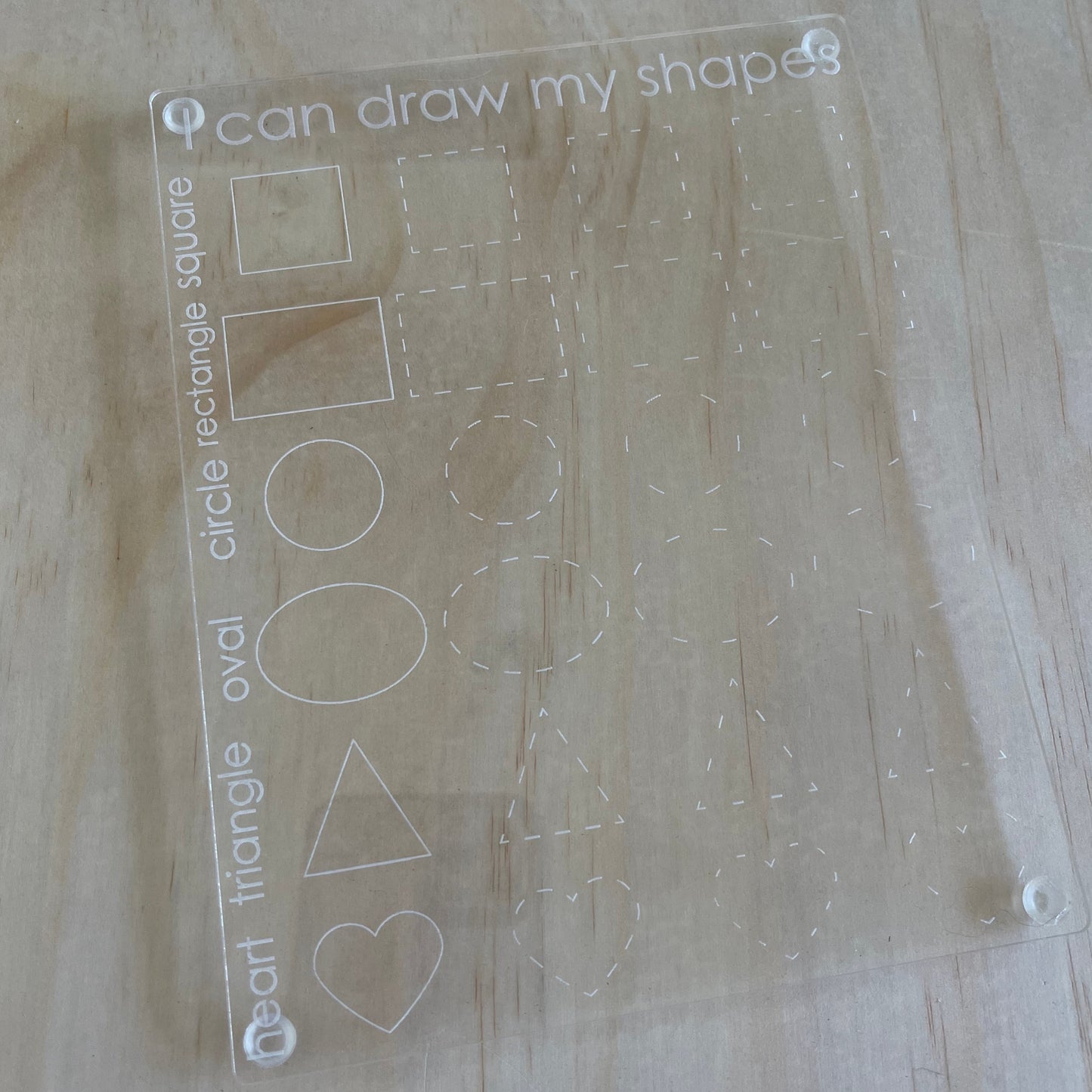 ‘I Can Draw My Shapes’ Board