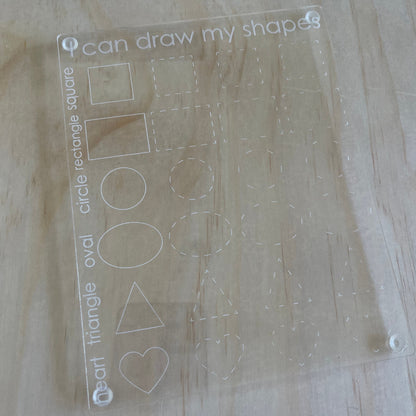 ‘I Can Draw My Shapes’ Board