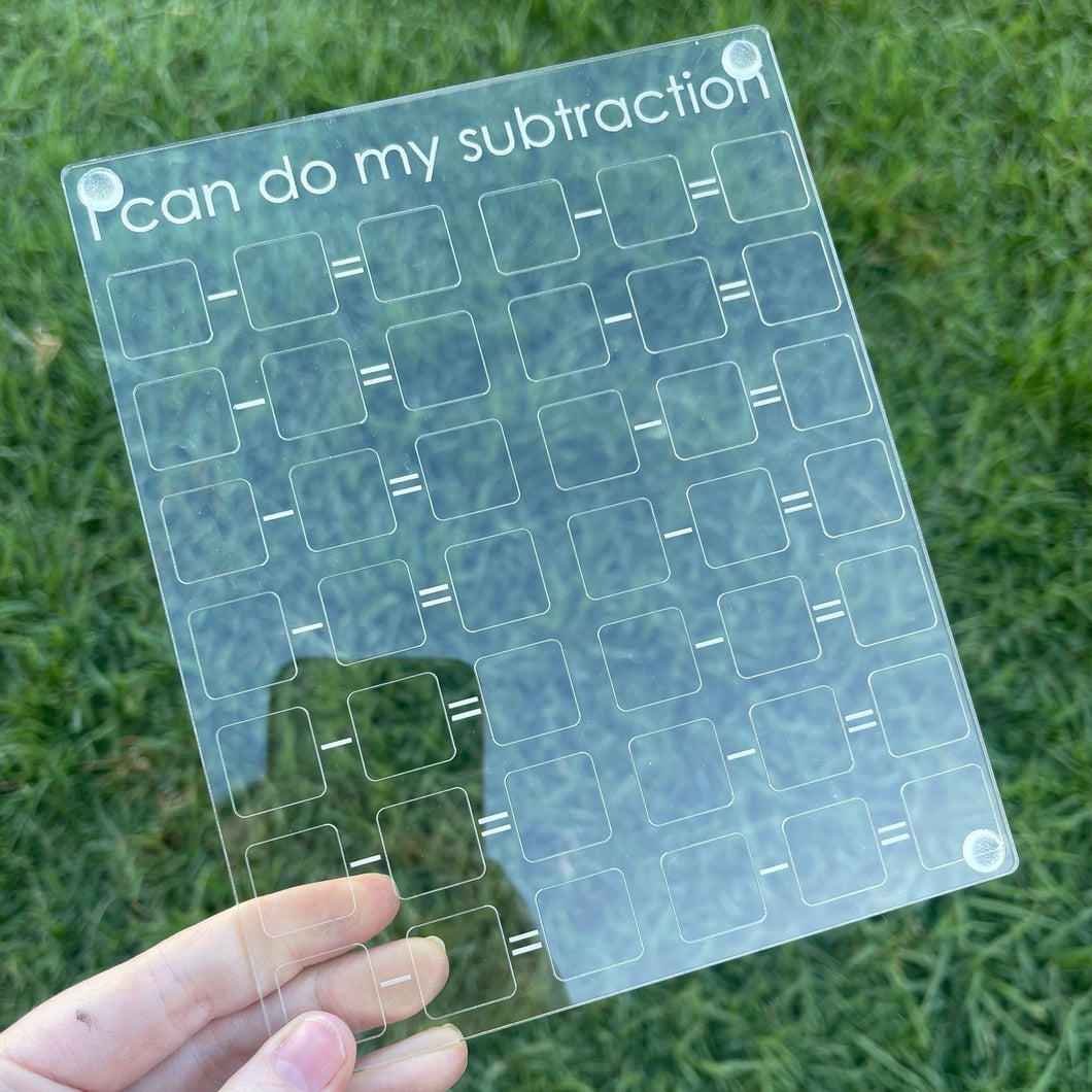 Set of 4 ‘I Can Do My...’ Maths Boards