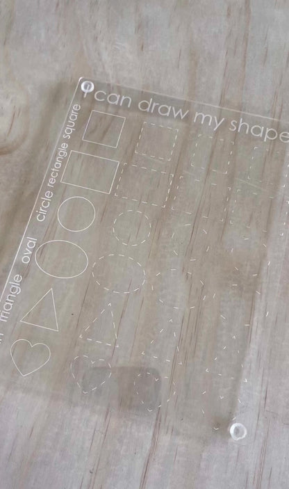 ‘I Can Draw My Shapes’ Board