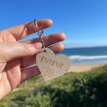 Load image into Gallery viewer, Wooden/Acrylic Mother&#39;s Day Keychains for Mum, Nana, Grandma
