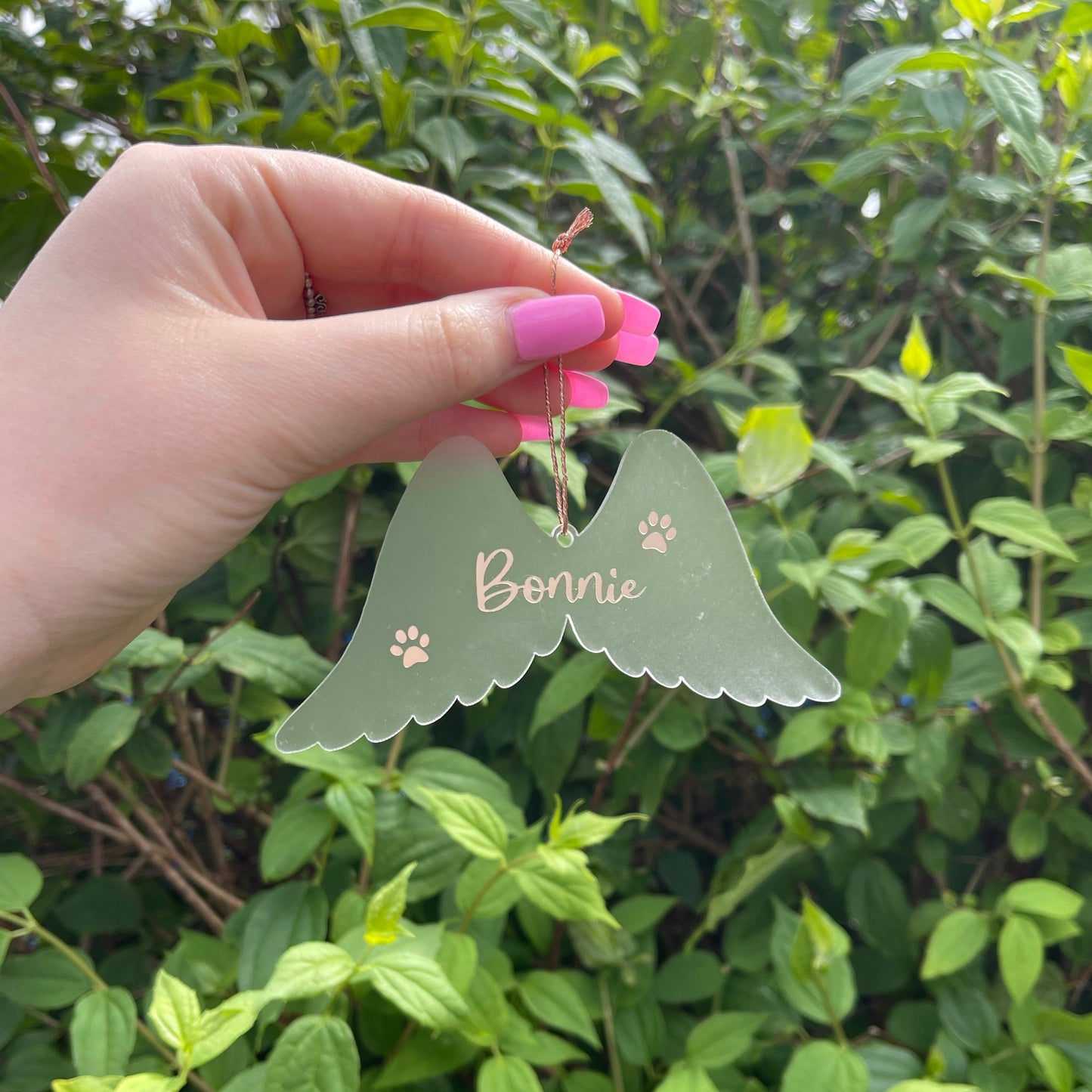 Angel Wings Christmas Ornament