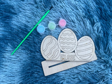 Load image into Gallery viewer, 3D DIY Kids Wooden Easter Egg Painting
