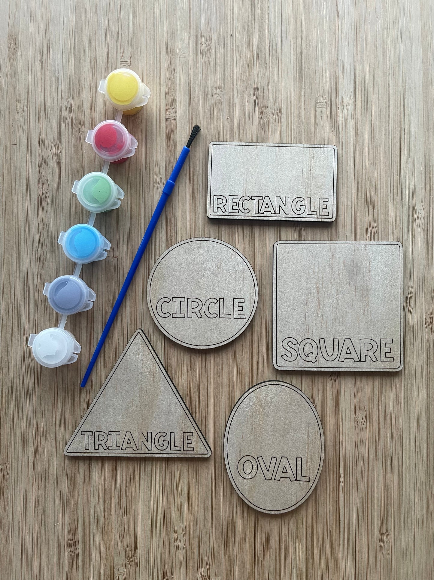 DIY Wooden Painted Shapes