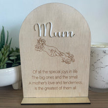 Load image into Gallery viewer, Mum Poem Plaque
