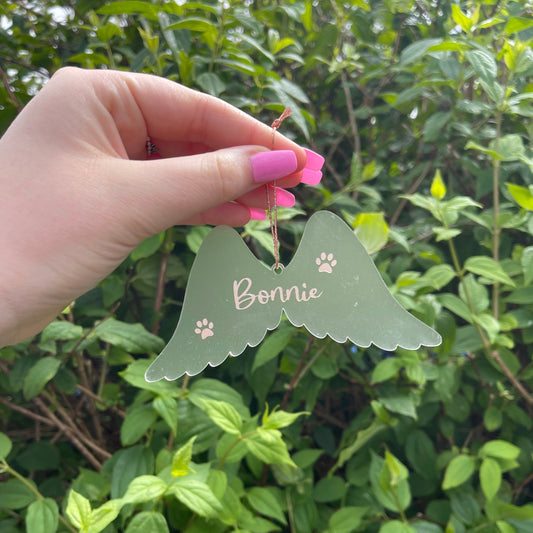 Angel Wings Christmas Ornament